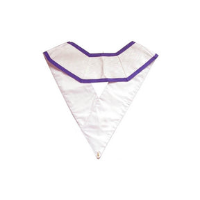 66th Degree Memphis Misraim Collar - White Moire Ribbon - Bricks Masons