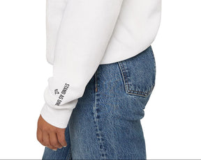 Master Mason Blue Lodge Sweatshirt - Brotherly Love Front & Sleeves Embroidery - Bricks Masons