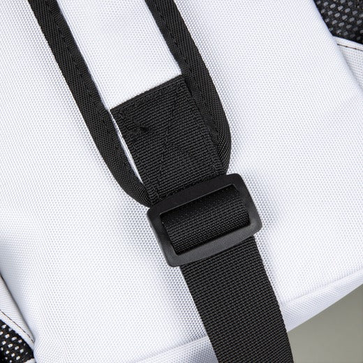 International Masons Crossbody Bag - White & Blue Adjustable Strap Nylon - Bricks Masons