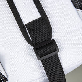 PYCH Crossbody Bag - White Nylon With Multiple Pockets - Bricks Masons