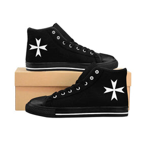 Order Of Malta Sneaker - High-top Black & White