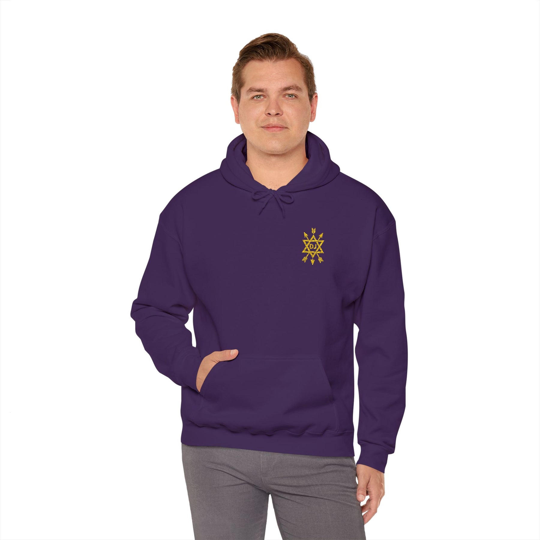 Order of the Secret Monitor Hoodie - Heavy Blend Embroidered Chest Detail - Bricks Masons