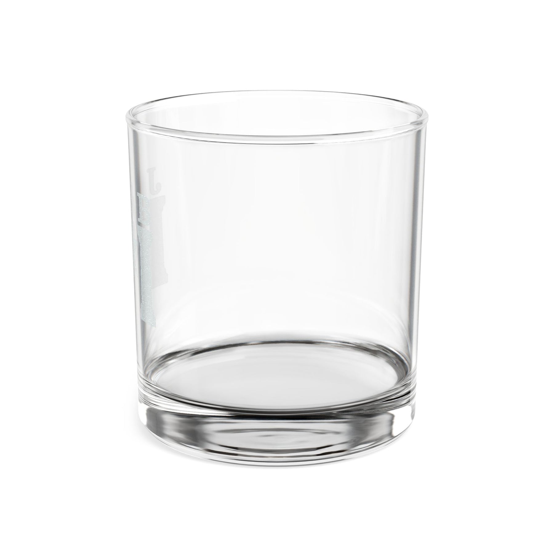 Master Mason Blue Lodge Whiskey Glass - Square & Compasses with Twin J&B Pillars - Bricks Masons