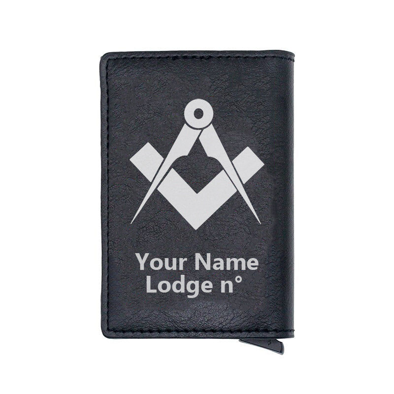 Master Mason Blue Lodge Wallet - Various Colors - Bricks Masons