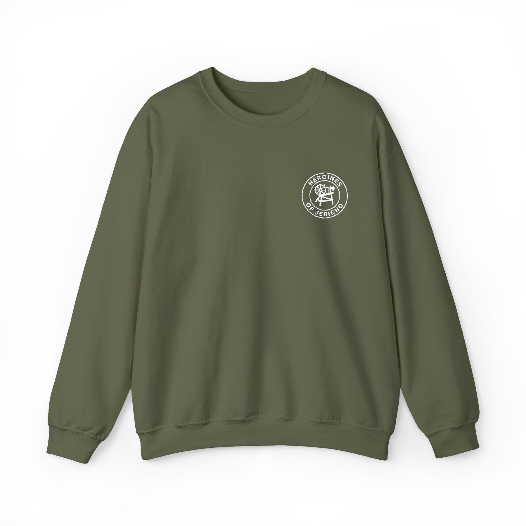 Heroines of Jericho Sweatshirt - Classic Emblem Embroidery - Bricks Masons