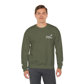Order of Saint Lazarus Sweatshirt - Crewneck Embroidered Design - Bricks Masons