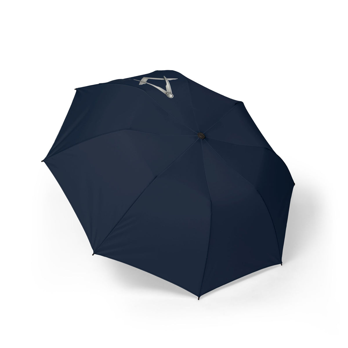 Master Mason Blue Lodge Umbrella - Silver Square & Compass Emblem - Bricks Masons