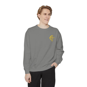Council of Crusaders Sweatshirt - Embroidered Crusader Cross Chest Crest - Bricks Masons