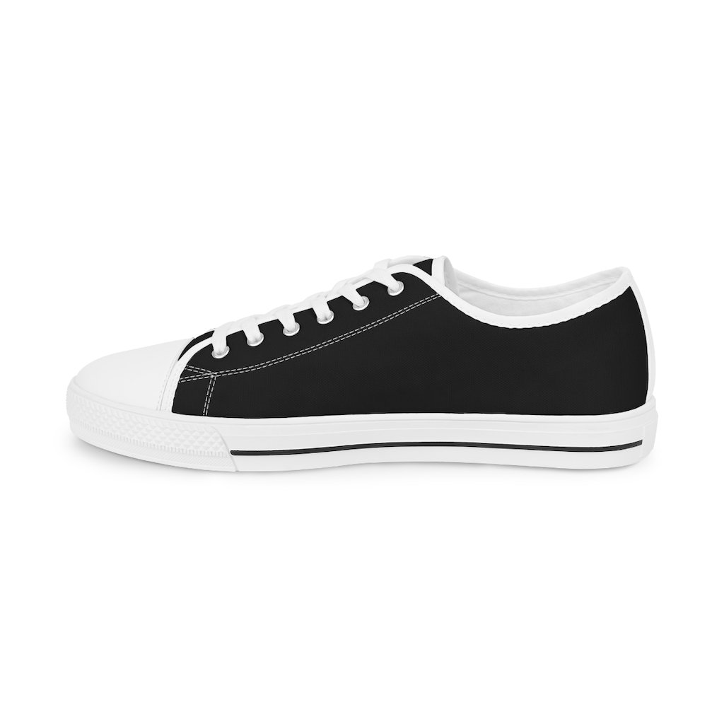 Knights Templar Commandery Sneaker - Low Top Black & White