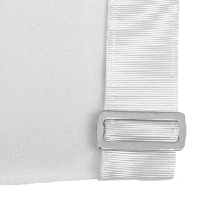 Master Mason Blue Lodge Apron - White Velvet Hand Threaded Silk - Bricks Masons