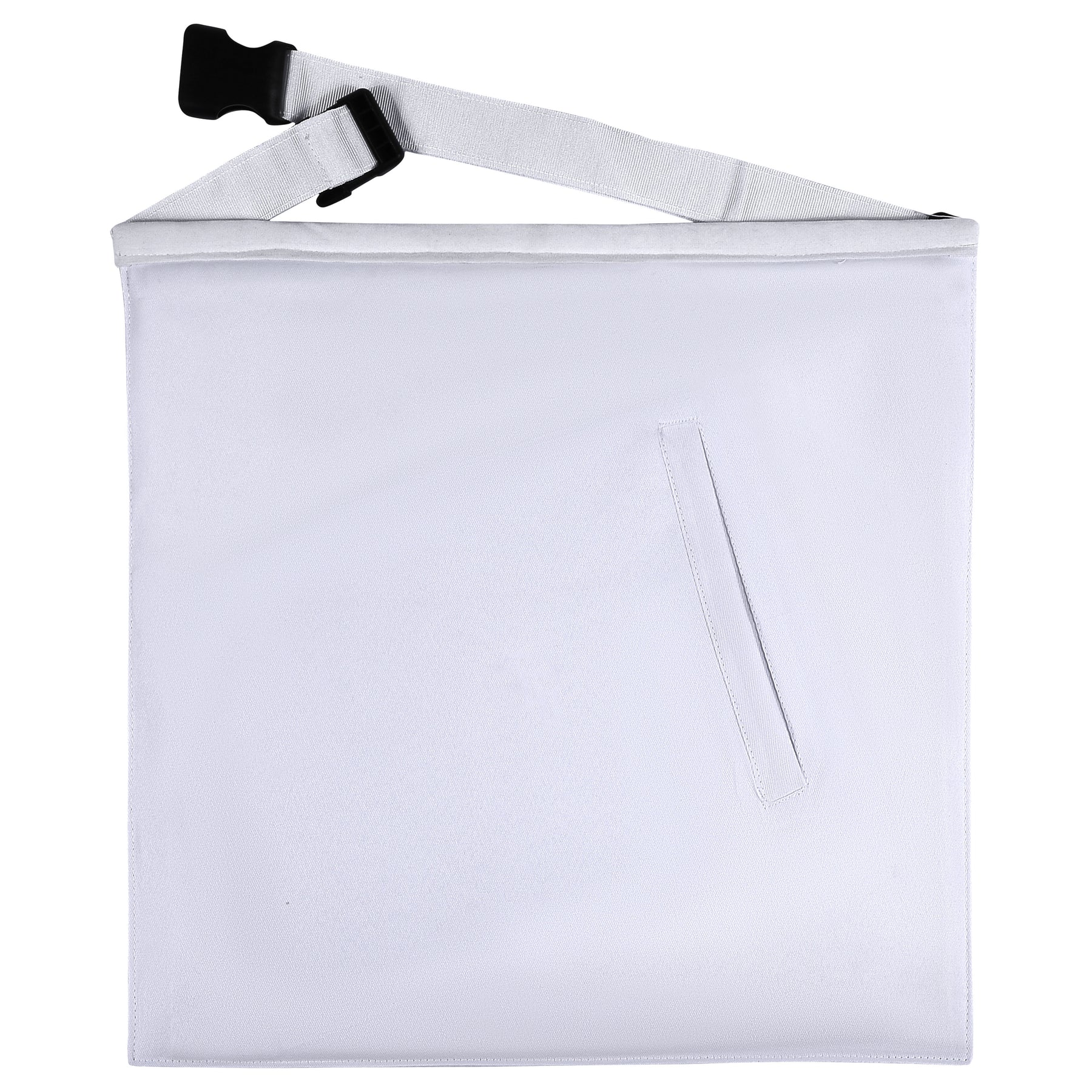 Grand Past Master Blue Lodge California Regulation Apron - White Velvet Hand Threaded Silk - Bricks Masons