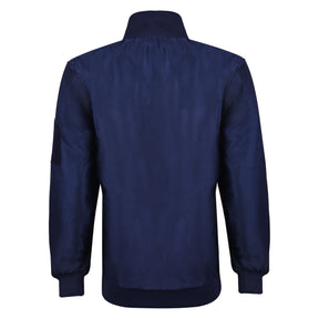 Past Master Blue Lodge California Regulation Jacket - Nylon Blue Color With Gold Embroidery - Bricks Masons