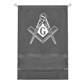 Master Mason Blue Lodge Shoe Cover - Gray Color (Set of 10) - Bricks Masons