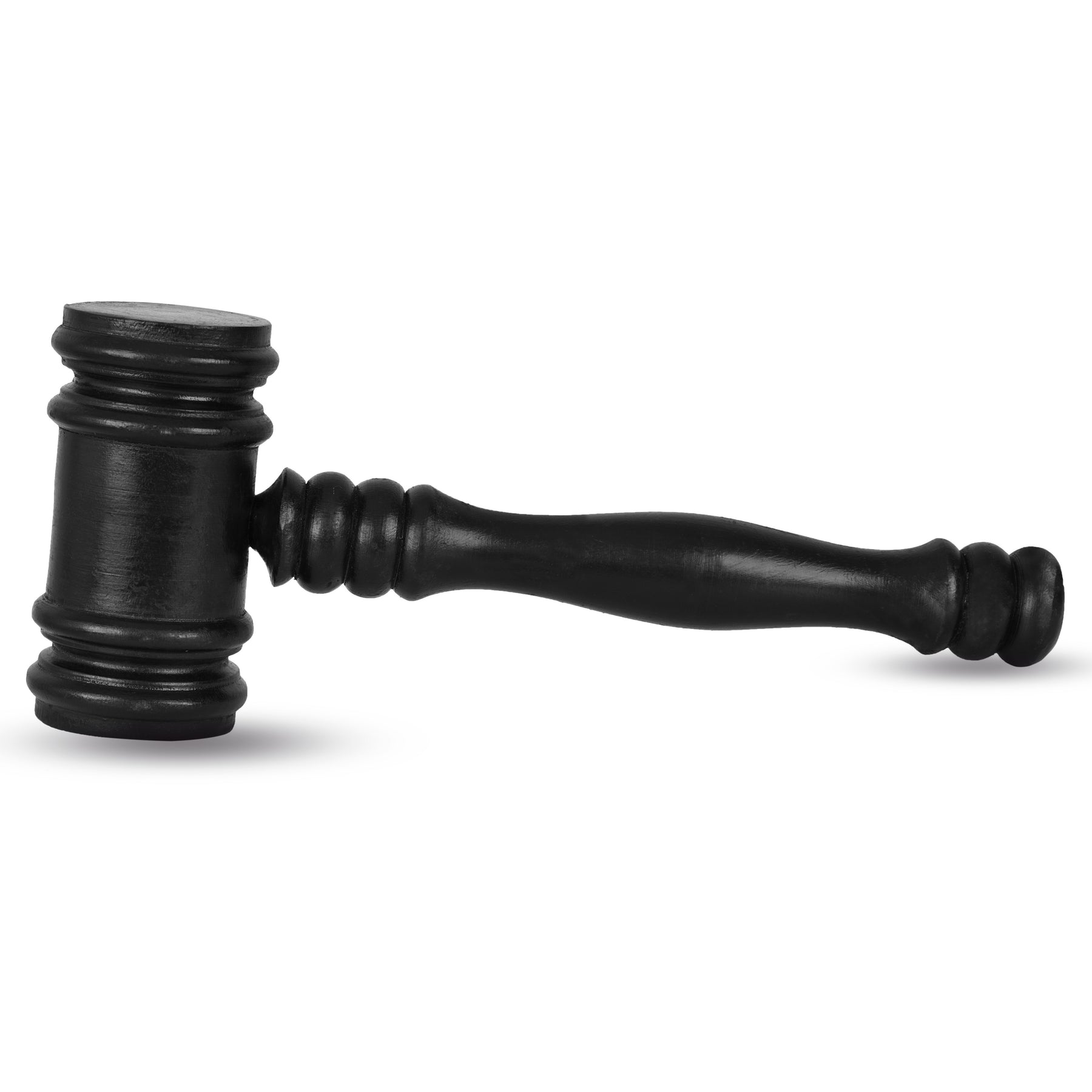 Masonic Gavel - Black Handcrafted Wood - Bricks Masons