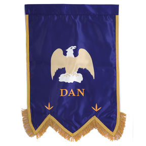 Royal Arch Chapter Banner - Printed With Gold Braid & Fringe (Set of Four) - Bricks Masons