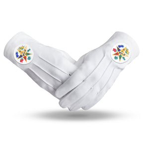 OES Glove - Cotton With Round Patch - Bricks Masons