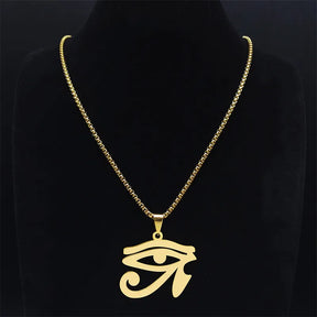 Ancient Egypt Ring - Eye Of Horus Stainless Steel E - Bricks Masons