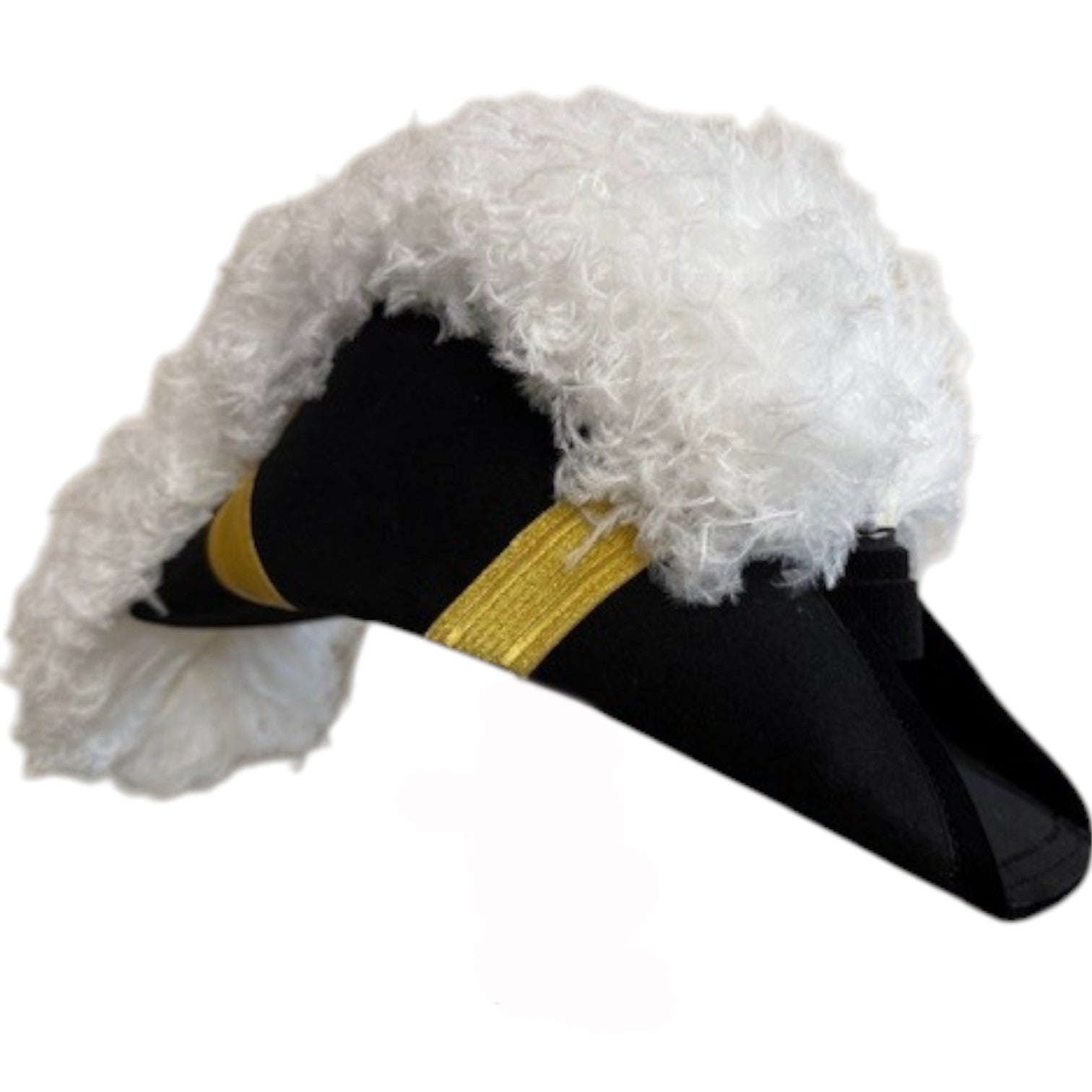 Grand Commander Knights Templar Chapeau - All White Plumes - Bricks Masons