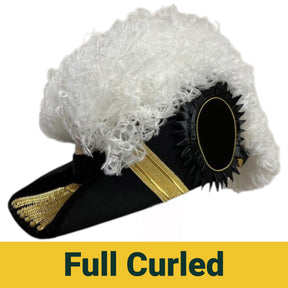 Grand Encampment Knights Templar Chapeau - All White Plumes - Bricks Masons