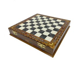 Grand Master Blue Lodge Chess Set - 16.5" (42cm) - Bricks Masons