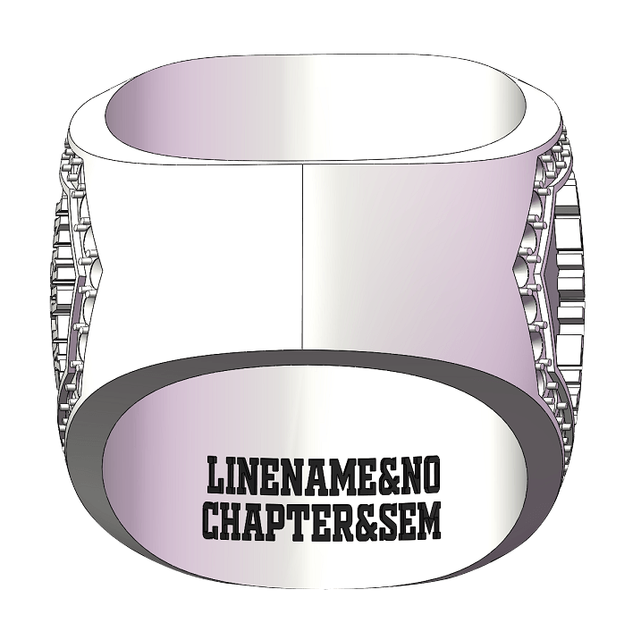 Master Mason Blue Lodge Ring - Prince Hall 18k Yellow Gold Plated Face - Bricks Masons