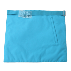 Master Mason Blue Lodge French Apron - Silk & Moire