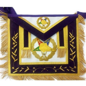 Grand Associate Patron OES Apron - Hand Embroidery