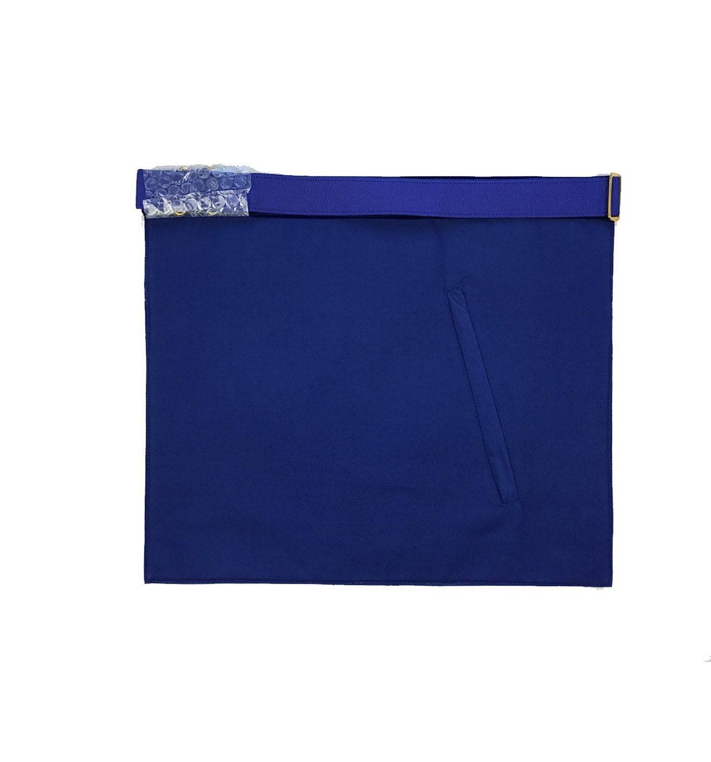 Master Mason Blue Lodge Apron - Royal Blue Velvet