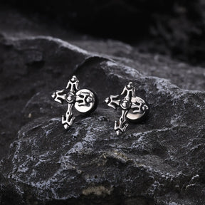 Knights Templar Commandery Earring - Waterproof Stainless Steel Stud Earrings