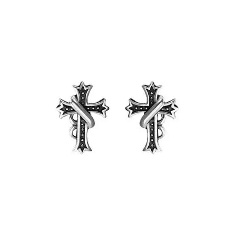 Knights Templar Commandery Earring - Cross Zinc Alloy