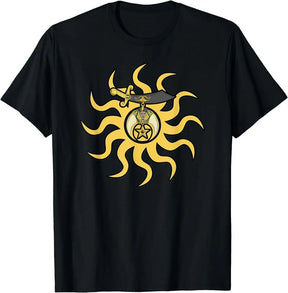 Shriners T-Shirt - Yellow Sun Design