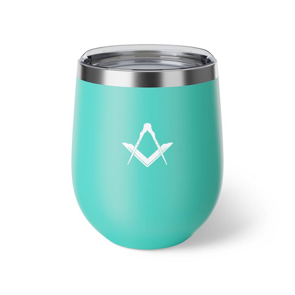 Master Mason Blue Lodge Vacuum Cup - Various Colors Square & Compass