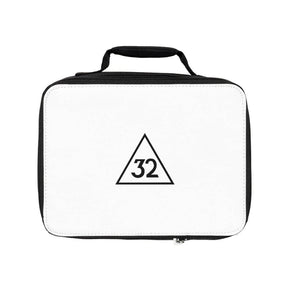 32nd Degree Scottish Rite Lunch Bag - Black & White