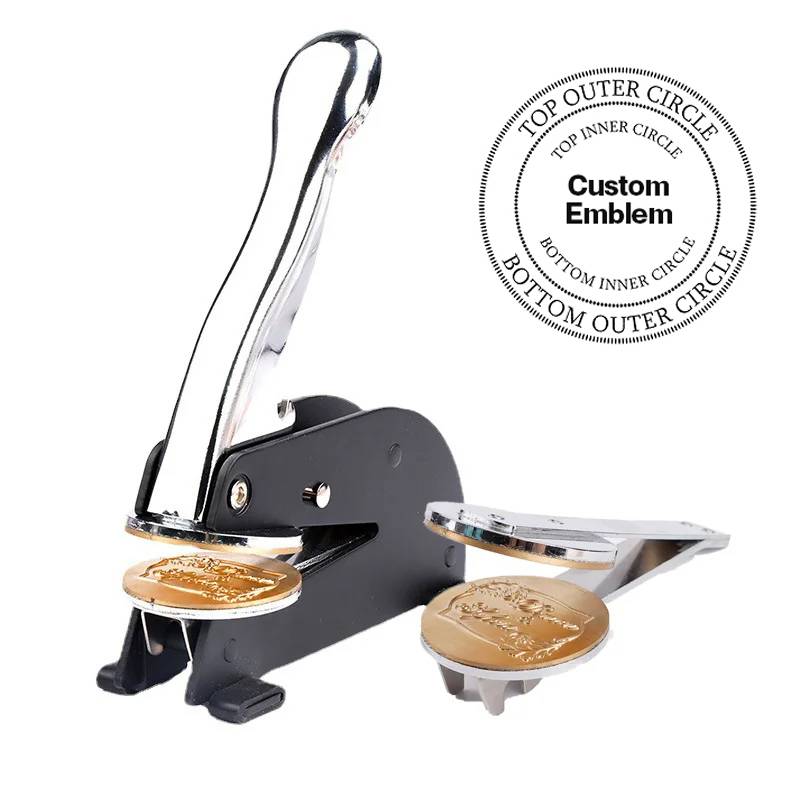 Imperial Daughters Of Isis PHA Seal Press - Desktop  Stainless Steel With Customizable Stamp - Bricks Masons