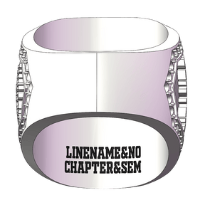 Master Mason Blue Lodge Ring - Sterling Silver With Rhinestones - Bricks Masons