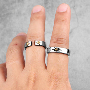 Eye Of Providence Ring - Stainless Steel - Bricks Masons