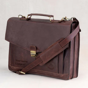 Grand Master Blue Lodge Briefcase - Various Sizes - Bricks Masons