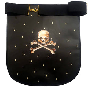 Hand-Painted Apron - Custom Scottish Rite - Bricks Masons