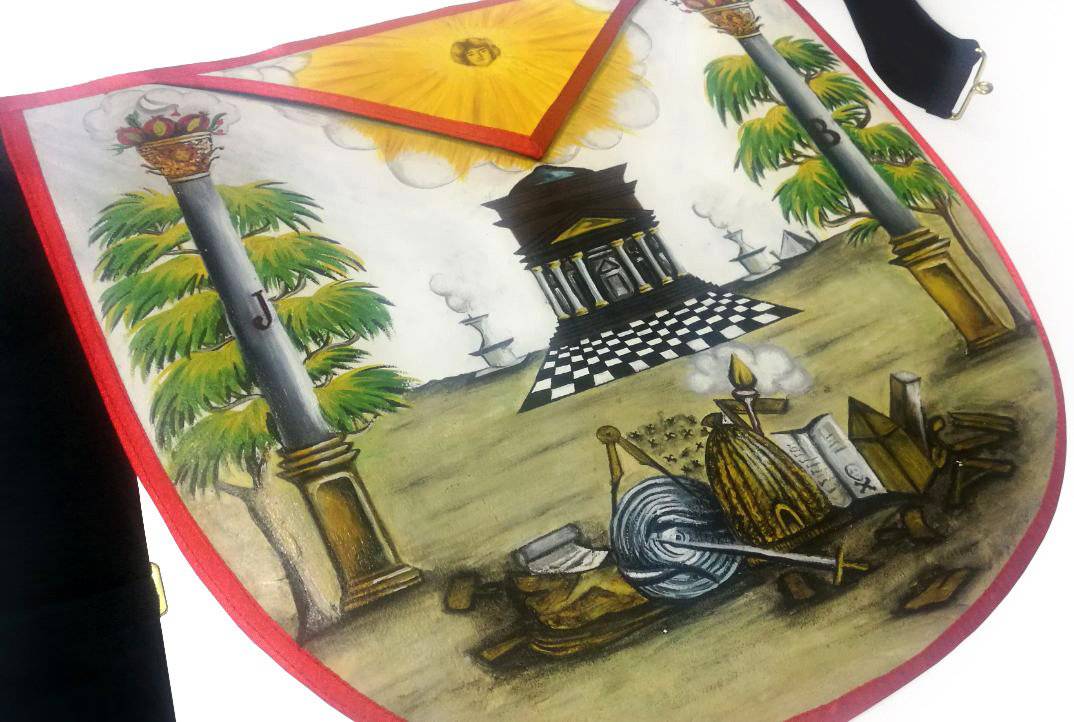 Hand-Painted Apron - Various Sizes - Bricks Masons