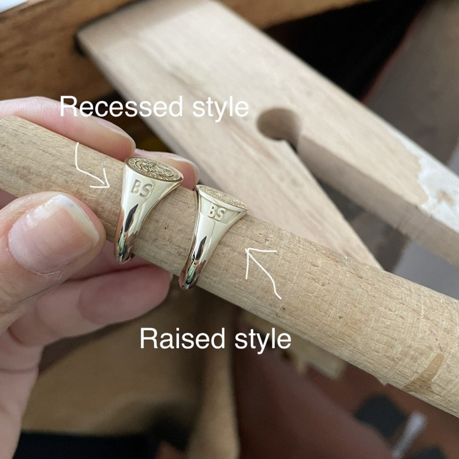 Master Mason Blue Lodge Ring - Plated Sterling Silver Square & Compass G - Bricks Masons