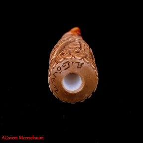 Master Mason Blue Lodge Cigarette Holder - Natural Beewax Square & Compass - Bricks Masons