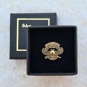 Memphis Misraim Lapel Pin - Gold Plated - Bricks Masons