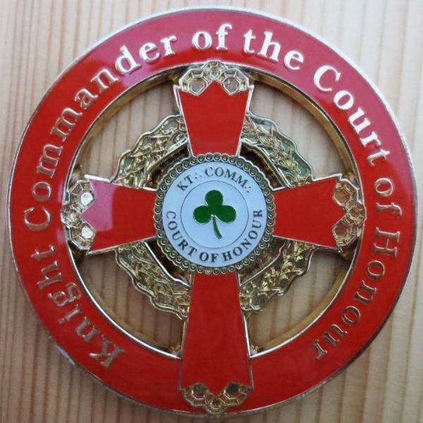 Knight Commander of the Court of Honour Scottish Rite Car Emblem - Medallion - Bricks Masons