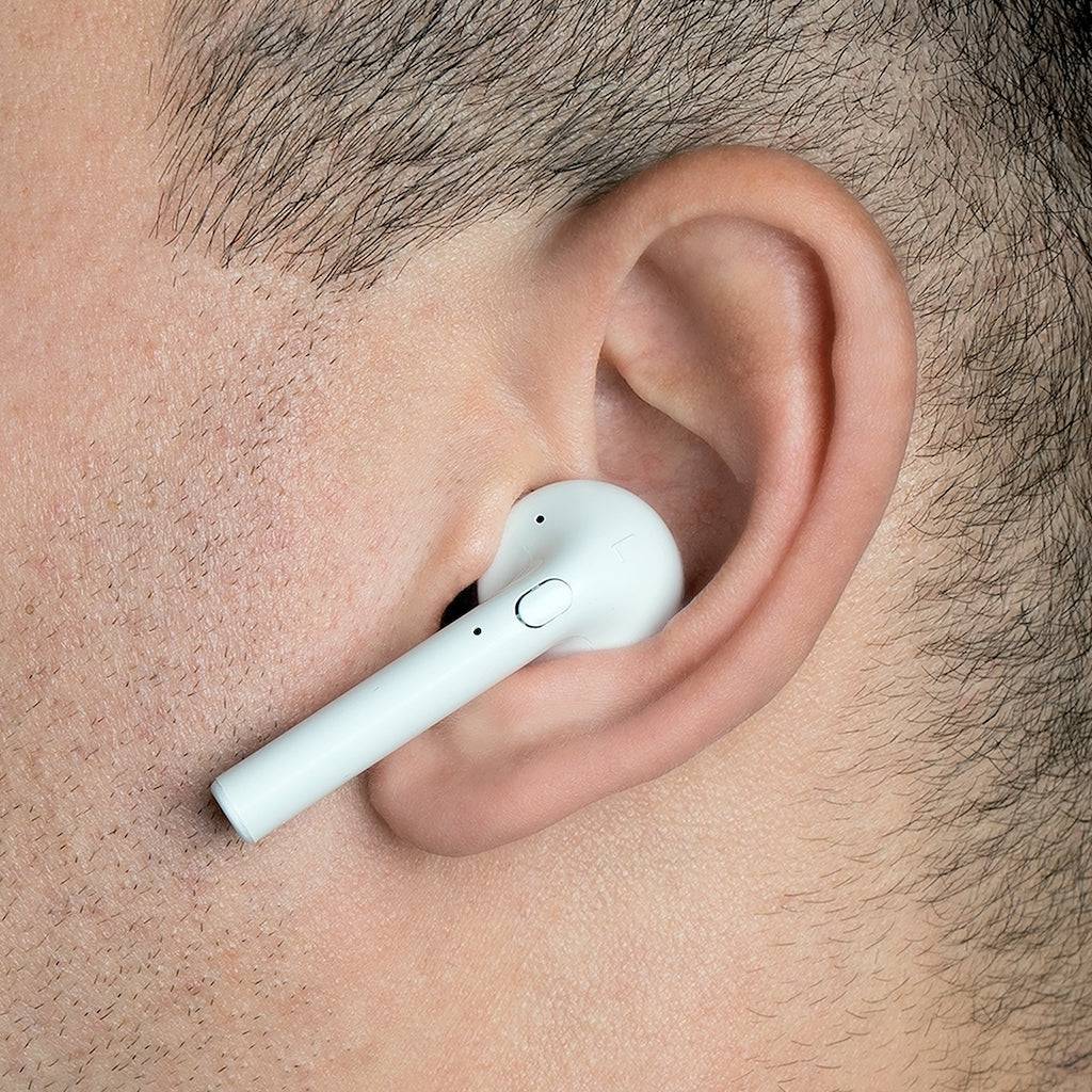 Knights Templar Earbud - White - Bricks Masons
