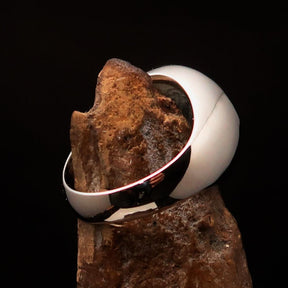 Knights Templar Ring - Sterling Silver Red Sigillum MilItum XPISTI - Bricks Masons