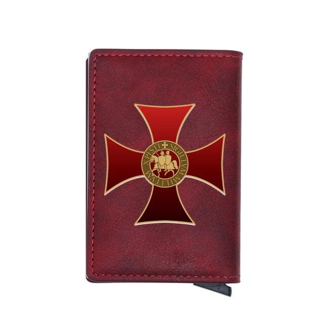 Knights Templar Wallet - Cross & Credit Card Holder (4 colors) - Bricks Masons