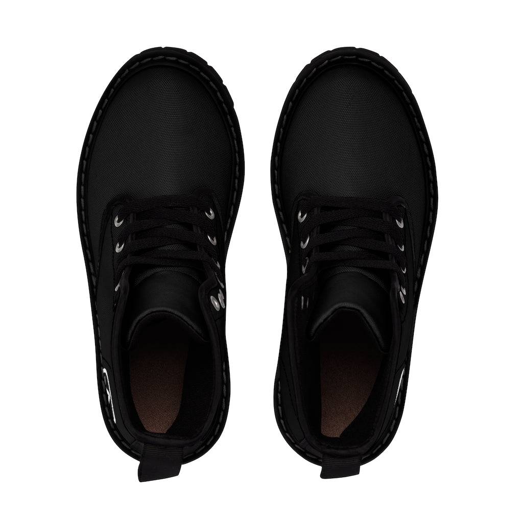 Master Mason Blue Lodge Boot - Square & Compass G Black Canvas - Bricks Masons