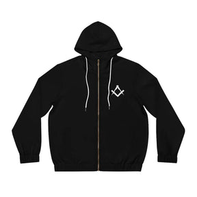 Master Mason Blue Lodge Hoodie - Black with Square & Compass - Bricks Masons