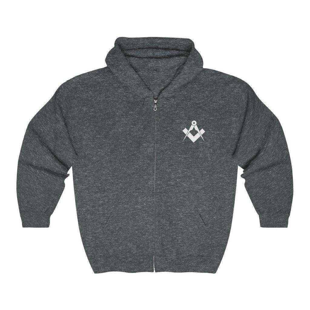 Master Mason Blue Lodge Hoodie - Square & Compass Classic Fit - Bricks Masons
