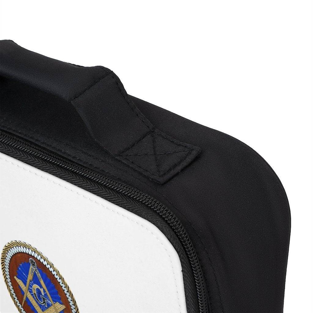 Master Mason Blue Lodge Lunch Bag - Square & Compass G - Bricks Masons
